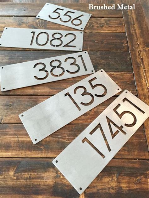 metal house numbers canada|custom house numbers canada.